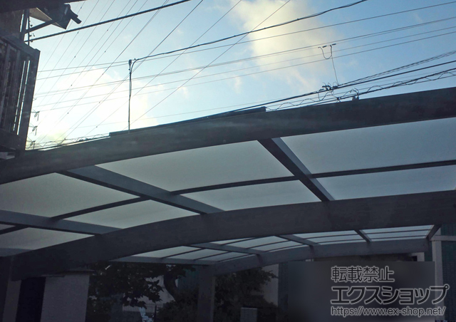 神奈川県横浜市ののカーポート プレシオスポート 積雪〜20cm対応 施工例