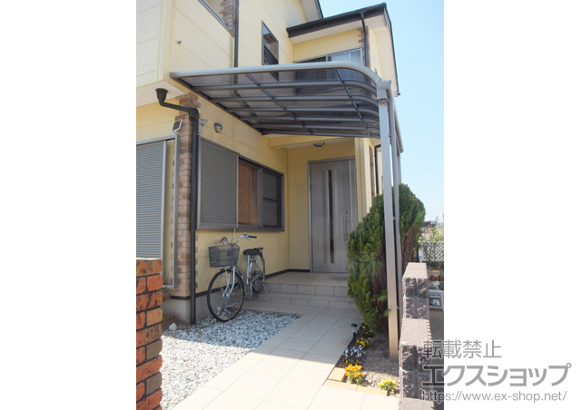 千葉県東金市のLIXIL リクシル（トステム）のテラス屋根 パワーアルファ RB型 テラスタイプ 単体 積雪〜30cm対応 施工例