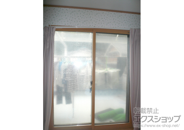 大阪府羽曳野市のの二重窓（内窓） インプラス　ダストバリア仕様　引違い窓2枚建て 施工例