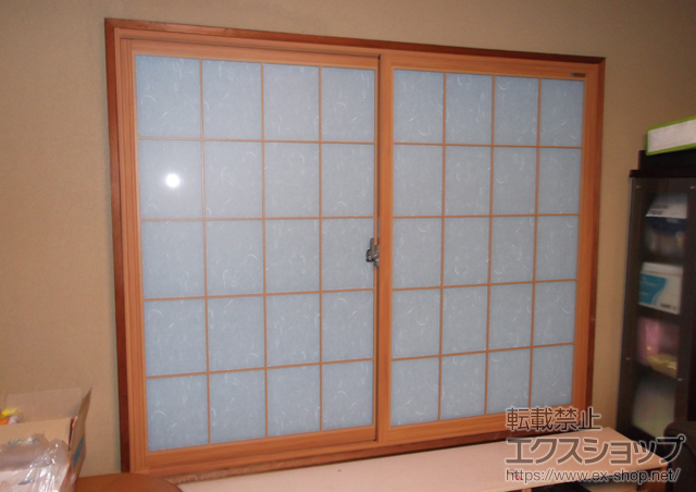 静岡県藤枝市のの二重窓（内窓） インプラス　ダストバリア仕様　引違い窓2枚建て 施工例