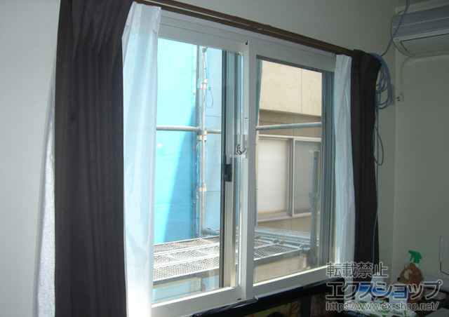 埼玉県戸田市のの二重窓（内窓） インプラス　ダストバリア仕様　引違い窓2枚建て 施工例