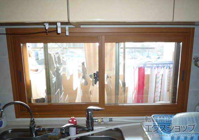 千葉県松戸市のの二重窓（内窓） インプラス ダストバリア仕様 引違い窓2枚建て 施工例