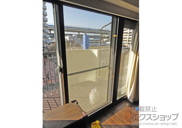 神奈川県横浜市のの二重窓（内窓） インプラス　ダストバリア仕様　引違い窓2枚建て 施工例