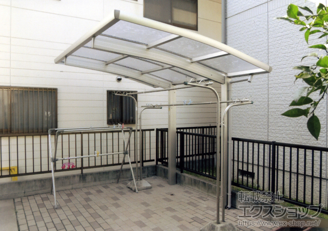 岡山県倉敷市ののサイクルポート・駐輪場 レイナポート ミニ 積雪〜20cm対応 施工例