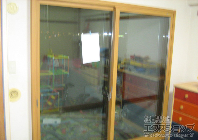 大阪府堺市のの二重窓（内窓） インプラス ダストバリア 引違い2枚建て+ふかし枠下部補強部材+段差スペーサー 施工例