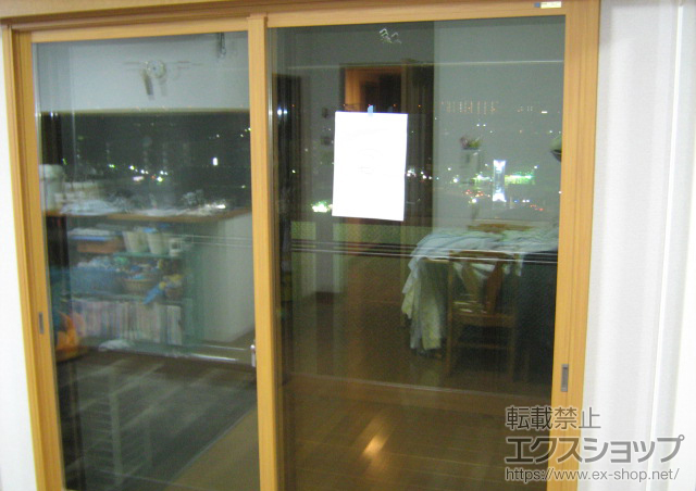 大阪府堺市のの二重窓（内窓） インプラス ダストバリア 引違い2枚建て+ふかし枠下部補強部材+段差スペーサー 施工例