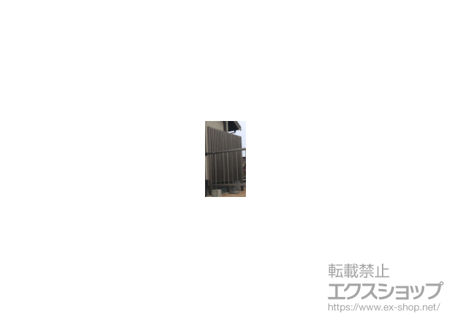 岐阜県大垣市ののフェンス・柵 LALAスクリーン9型 たて格子タイプ 施工例