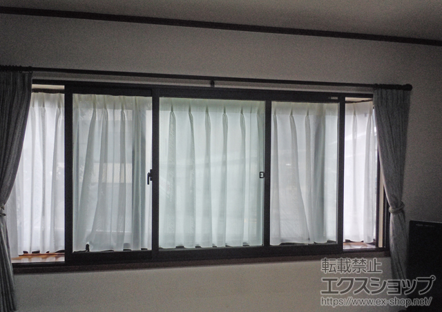 福岡県北九州市のの二重窓（内窓） インプラス ダストバリア仕様 引違い窓2枚建て 施工例