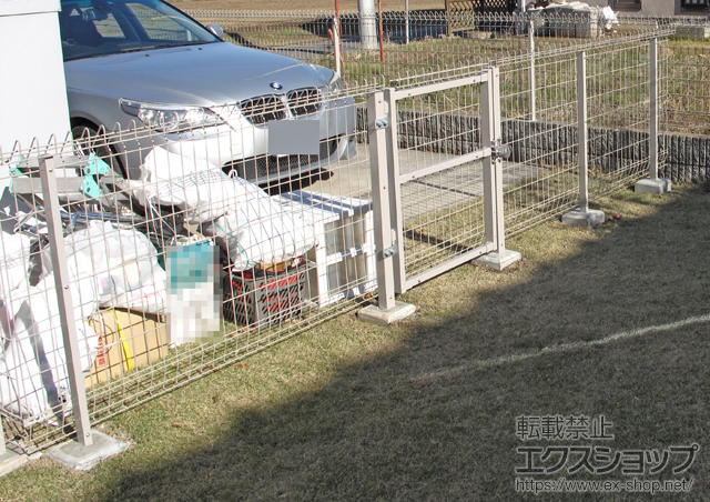 茨城県猿島郡五霞町のの門扉 メッシュフェンスG10 門扉 片開き 施工例