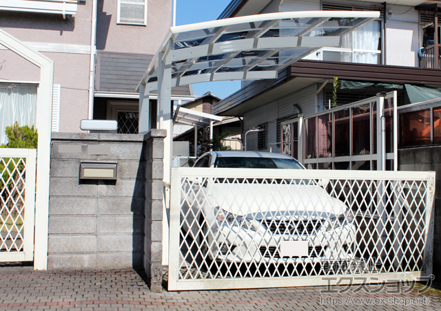 滋賀県大津市ののカーポート レイナポート 積雪〜20cm対応 施工例