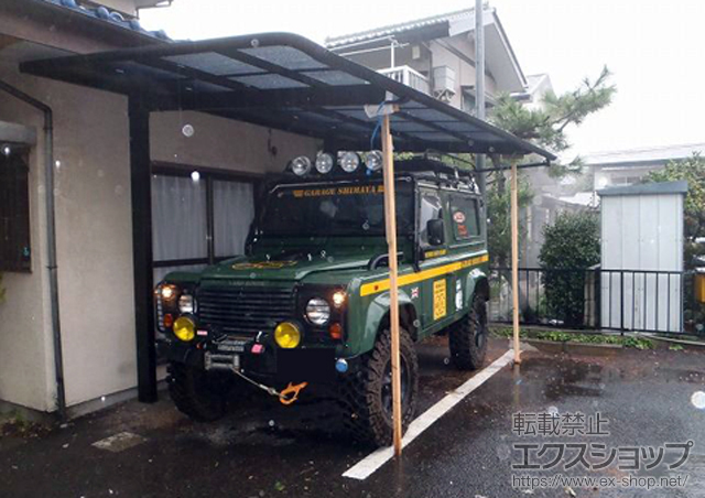 千葉県千葉市若葉区のLIXIL リクシル（トステム）のカーポート レガーナポートシグマIII 積雪〜20cm対応 施工例