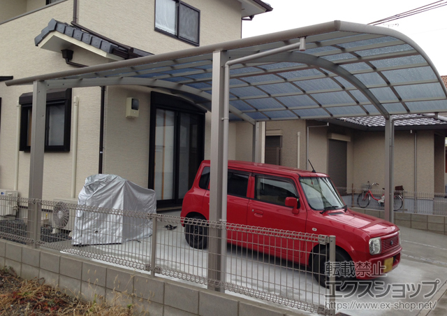 京都府京都市ののカーポート レイナツインポート 積雪〜20cm対応 施工例