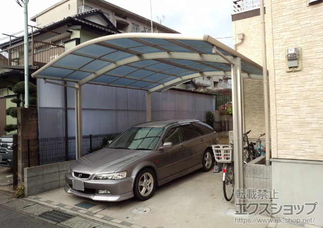 千葉県千葉市ののカーポート レイナツインポート 積雪〜20cm対応 施工例