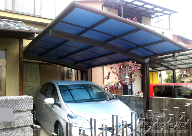 京都府京都市右京区ののカーポート レイナポート 積雪〜20cm対応 施工例