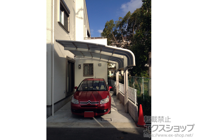 兵庫県伊丹市ののカーポート レイナキャップポート 積雪〜20cm対応 施工例
