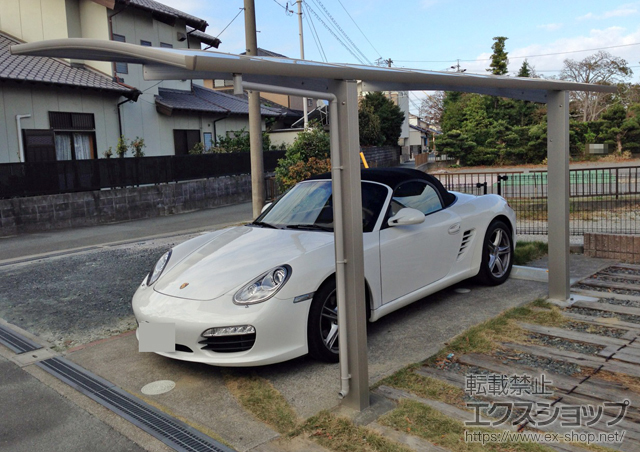 静岡県浜松市中区ののカーポート プレシオスポート 積雪〜20cm対応 施工例