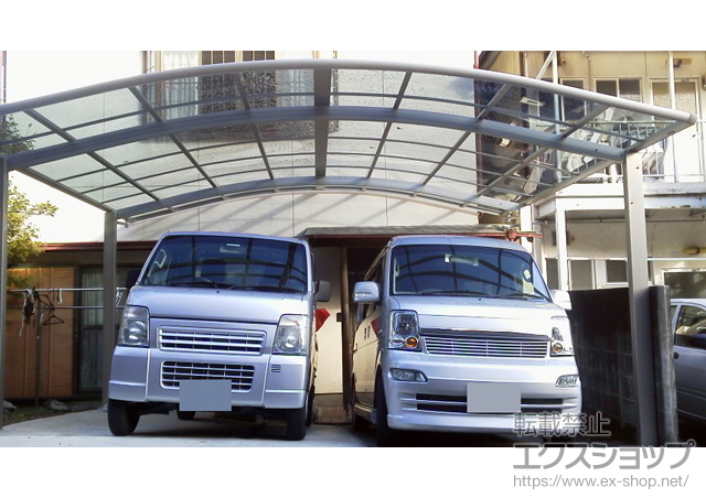 高知県高知市ののカーポート レイナツインポート 積雪〜20cm対応 施工例