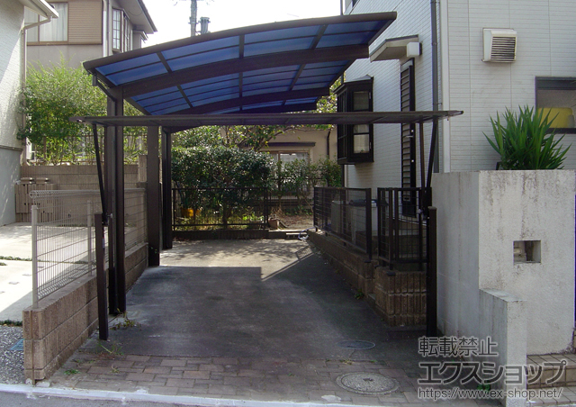 福岡県北九州市小倉南区ののカーポート レイナポート 延長 積雪〜20cm対応 施工例