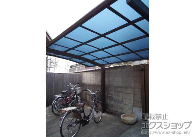 大阪府吹田市ののカーポート プレシオスポート 積雪〜20cm対応 施工例