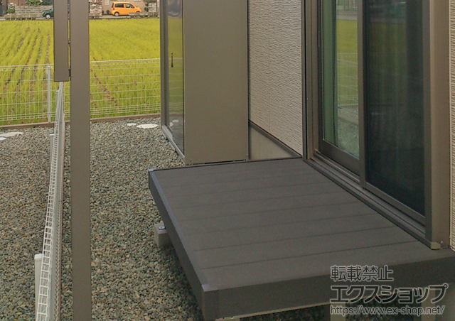 兵庫県神戸市ののウッドデッキ リウッドデッキ200 単体 施工例