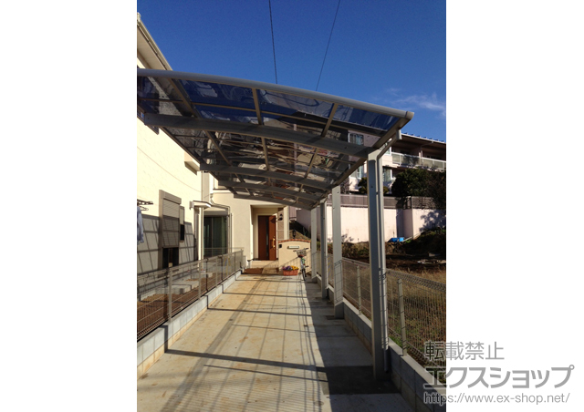 千葉県船橋市ののカーポート プレシオスポート 縦連棟 積雪〜20cm対応 施工例