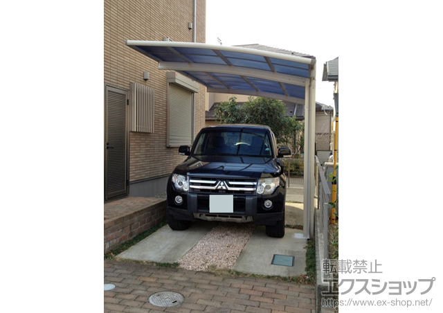 茨城県守谷市ののカーポート レイナポート 積雪〜20cm対応 施工例