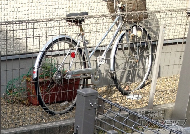 茨城県守谷市ののフェンス・柵 ユメッシュHR型フェンス フリー支柱タイプ 施工例