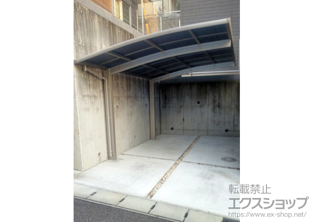 神奈川県海老名市ののカーポート プレシオスポート 積雪〜20cm対応 施工例