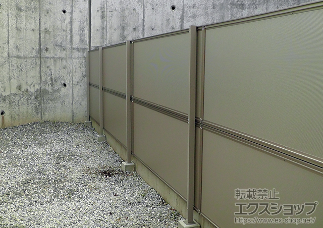 神奈川県秦野市ののフェンス・柵 めかくし塀P型 高尺タイプ 施工例