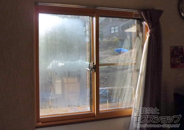 長野県松本市のの二重窓（内窓） インプラス ダストバリア仕様 引違い窓 2枚建 施工例