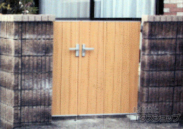 東京都西東京市のの門扉 ライフモダンII TA型 両開き親子タイプ 施工例