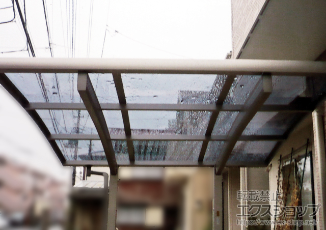 埼玉県新座市ののサイクルポート・駐輪場 プレシオスポート ミニ 積雪〜20cm対応 施工例