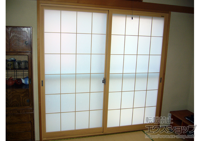 福島県福島市のの二重窓（内窓） インプラス ダストバリア仕様 引違い窓 2枚建 施工例