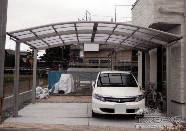 福岡県春日市ののカーポート レイナツインポート　積雪〜20?対応 施工例