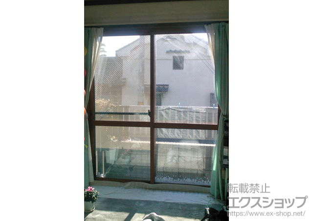 広島県広島市西区のの二重窓（内窓） インプラス ダストバリア仕様 引違い窓 2枚建 施工例