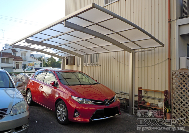 和歌山県和歌山市ののカーポート レイナポート 延長 積雪〜20cm対応 施工例