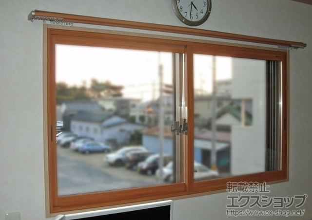 愛知県稲沢市のの二重窓（内窓） インプラス ダストバリア仕様 引違い窓 2枚建 施工例