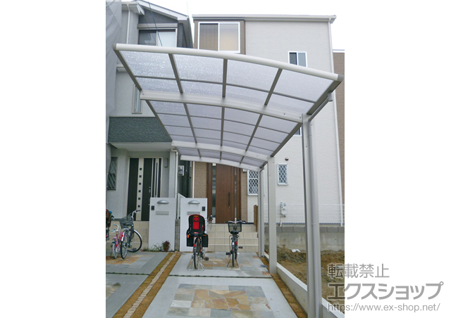 大阪府吹田市ののカーポート レイナポート 積雪〜20cm対応 施工例