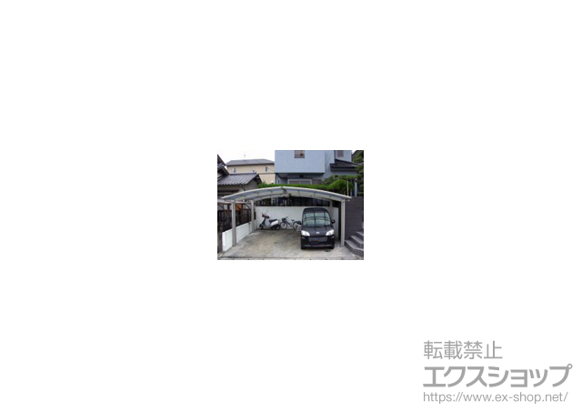 福岡県大野城市ののカーポート レイナポート M合掌 積雪〜20cm対応 施工例