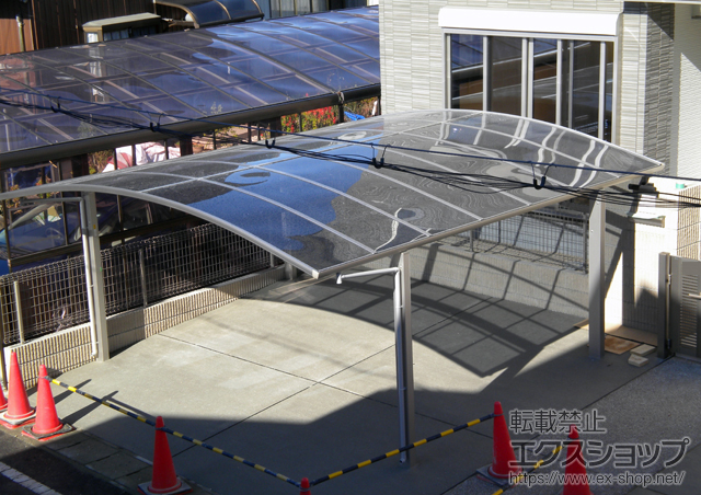 愛知県小牧市ののカーポート プレシオスポート ワイド 積雪〜20cm対応 施工例