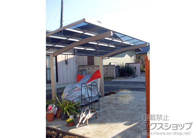 茨城県ひたちなか市ののカーポート プレシオスポート 積雪〜20cm対応 施工例