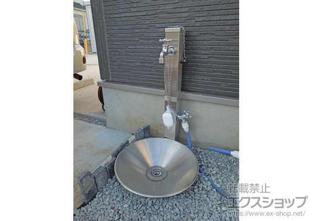 東京都八王子市のの立水栓・ガーデンシンク スプレ＃2 施工例