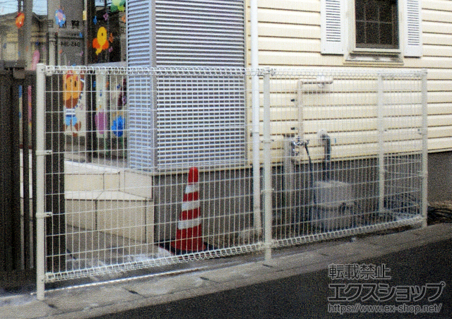 神奈川県横浜市ののフェンス・柵 ハイグリッドフェンスN1型 高尺 間仕切りタイプ 施工例