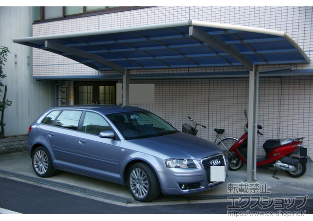 大阪府大阪市東成区ののカーポート レイナポート 積雪〜20?対応 施工例