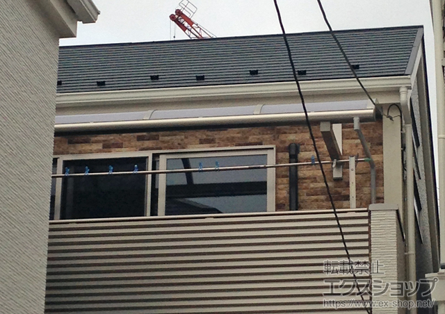 東京都練馬区ののバルコニー・ベランダ屋根 ヴェクターテラス R型 ルーフタイプ 単体 積雪〜20cm対応 施工例