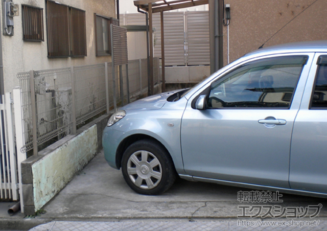 埼玉県川越市ののフェンス・柵 ハイグリッドフェンスN8型 施工例