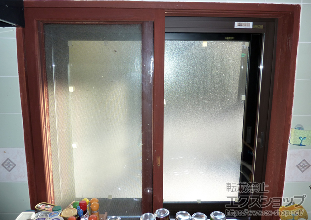 長野県諏訪郡原村のの二重窓（内窓） インプラス ダストバリア仕様 引違い窓 2枚建 施工例