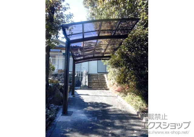三重県志摩市のYKKAPのカーポート レイナポート 積雪～20cm対応 施工例