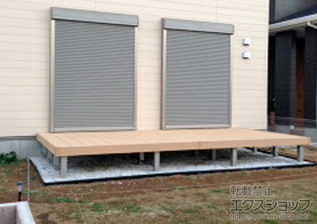 埼玉県川越市ののウッドデッキ リウッドデッキ 200 単体 施工例