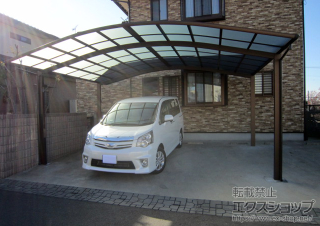 茨城県ひたちなか市ののカーポート レイナツインポート 積雪〜20cm対応 施工例